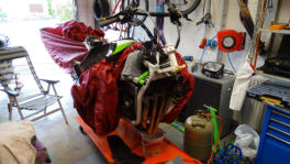 Gabel bereits ausgebaut