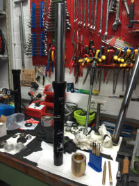 Gabelstandrohrmontage