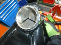 Von unten ausgetrieben